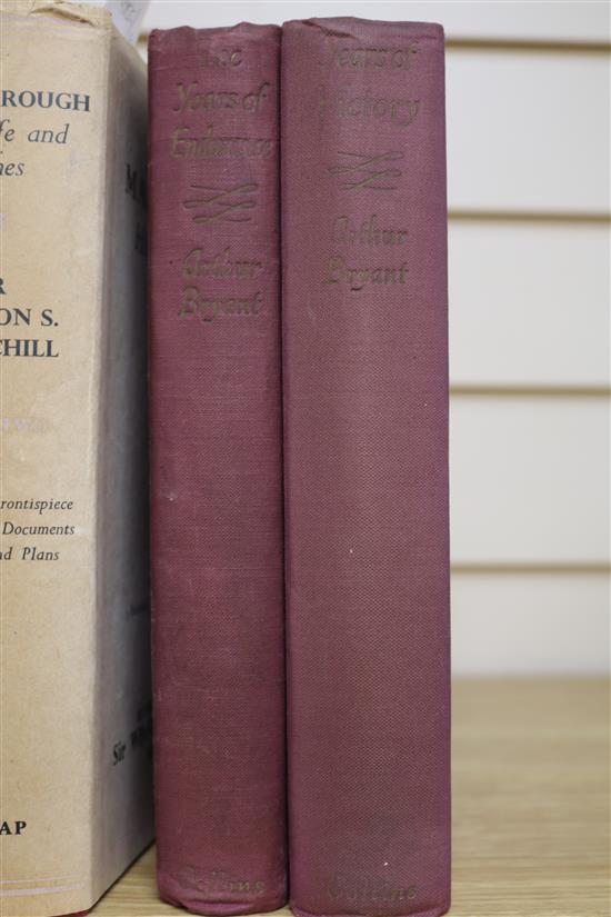 Bryant, Arthur - The Years of Endurance, 2nd edition, Collins 1942, 8vo, cloth. Years of Victory, 1st edition,